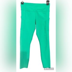 Athleta neon green full length leggings size Small W14 L33 I25 🎉💕Host pick💕🎉